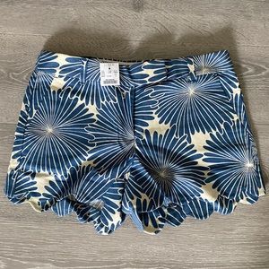 JCrew scalloped shorts